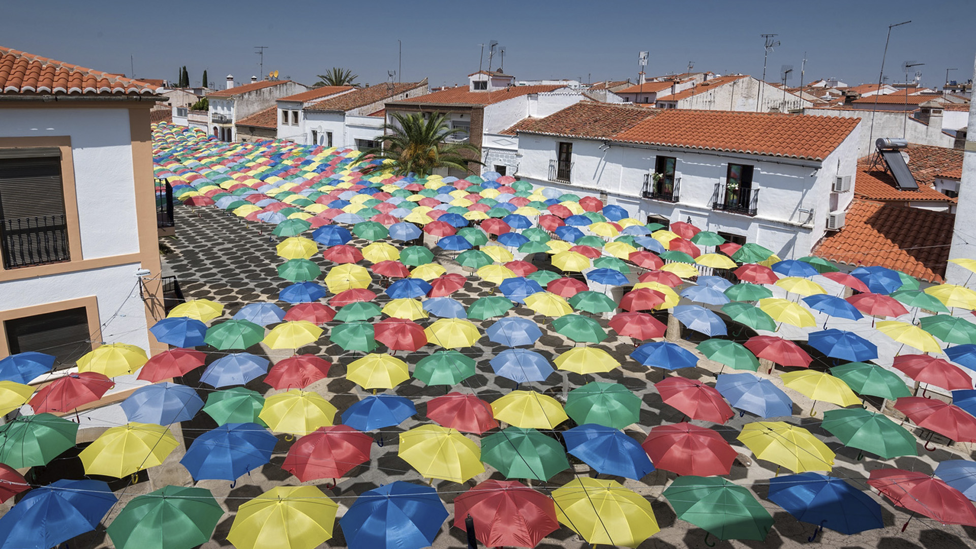 Plaza de los paraguas