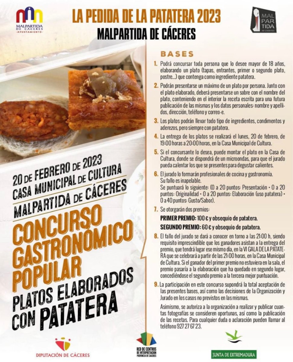 Carnaval 2023. Concurso Gastronómico