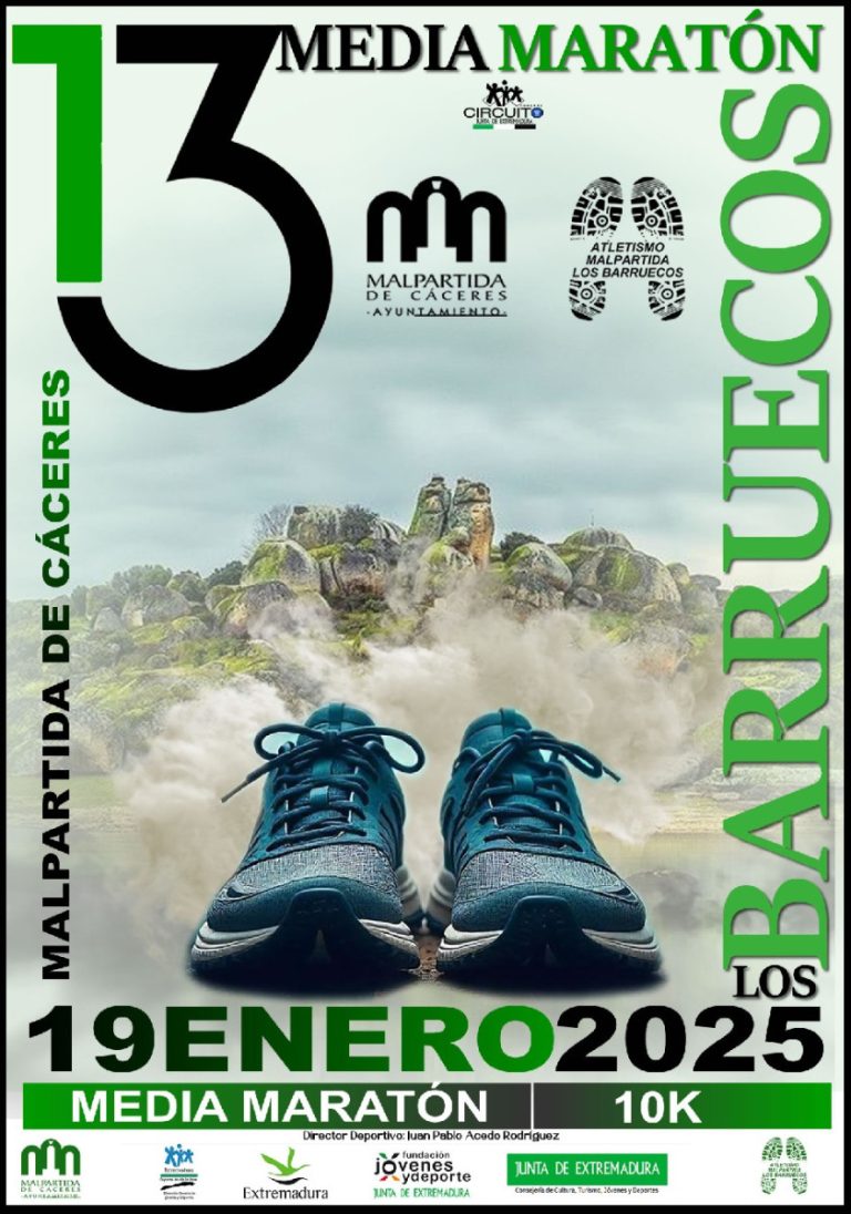 Cartel XIII Media Maratón Los Barruecos