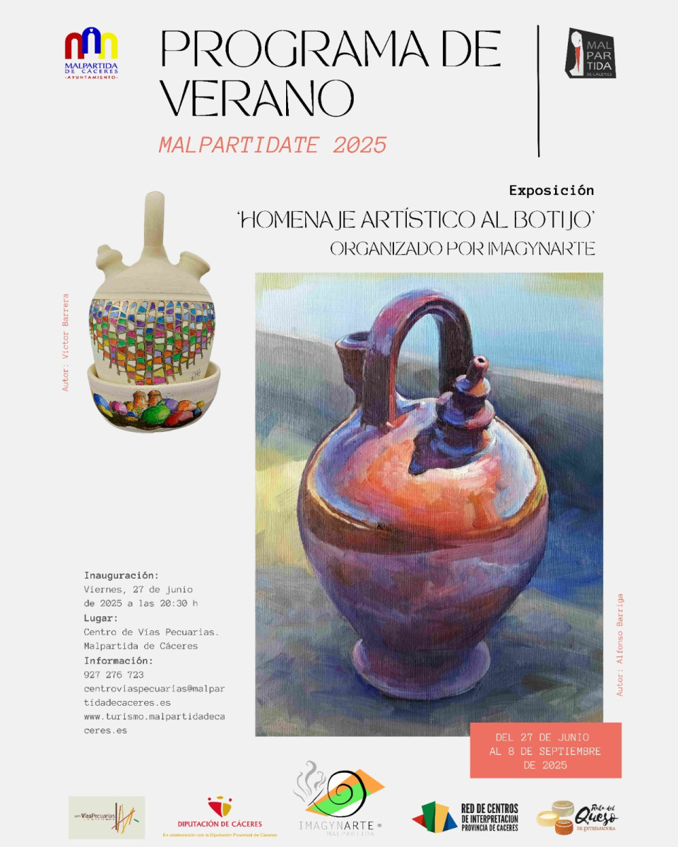 27.06.25Cartel Homenaje artístico al Botijo