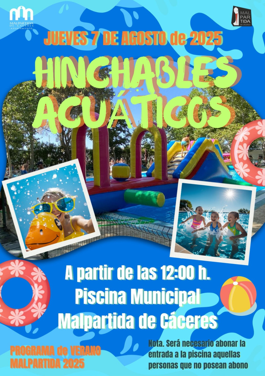 Hinchables acuáticos