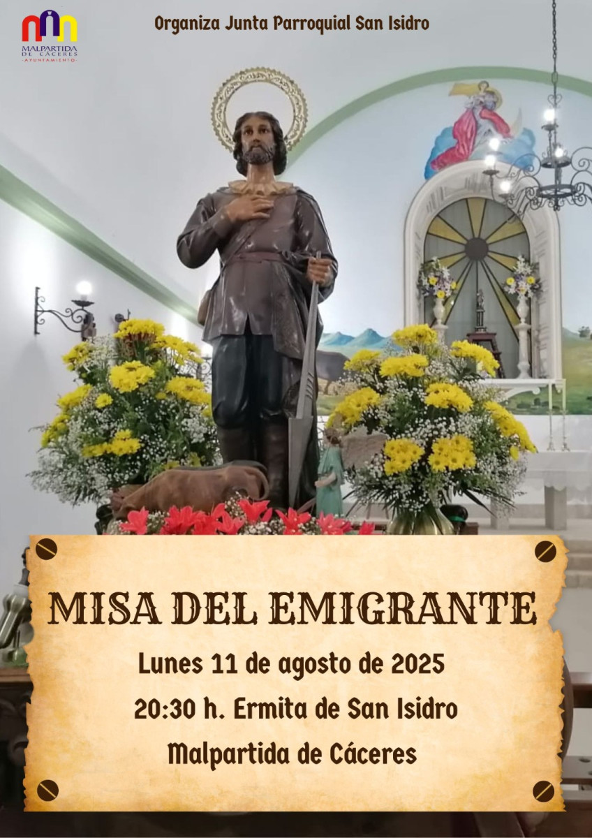 Misa del emigrante. San Isidro