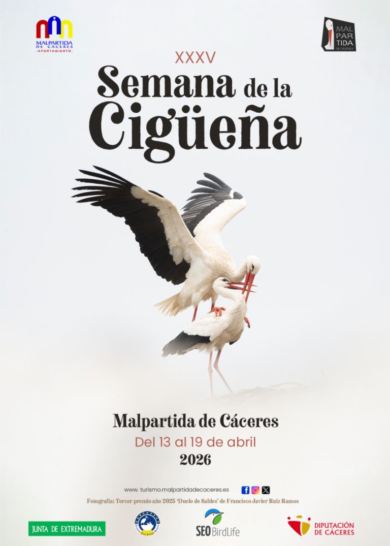 Cartel Semana de la Cigüeña