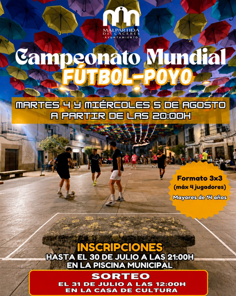 Cartel Campeonato Fútbo Poyo