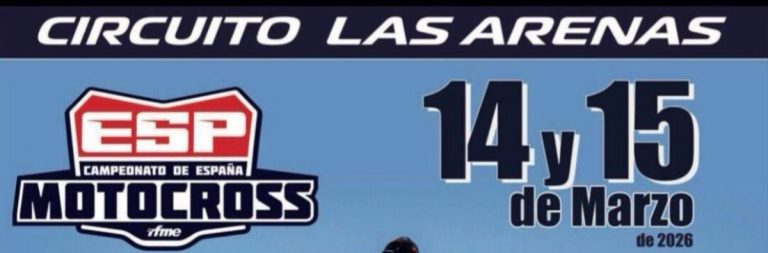 Cartel Campeonato de España de Motocross