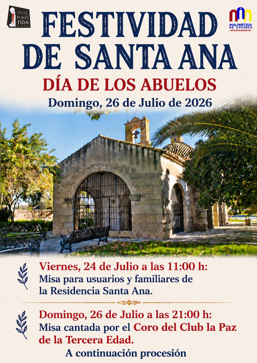 Cartel Festividad de Santa Ana