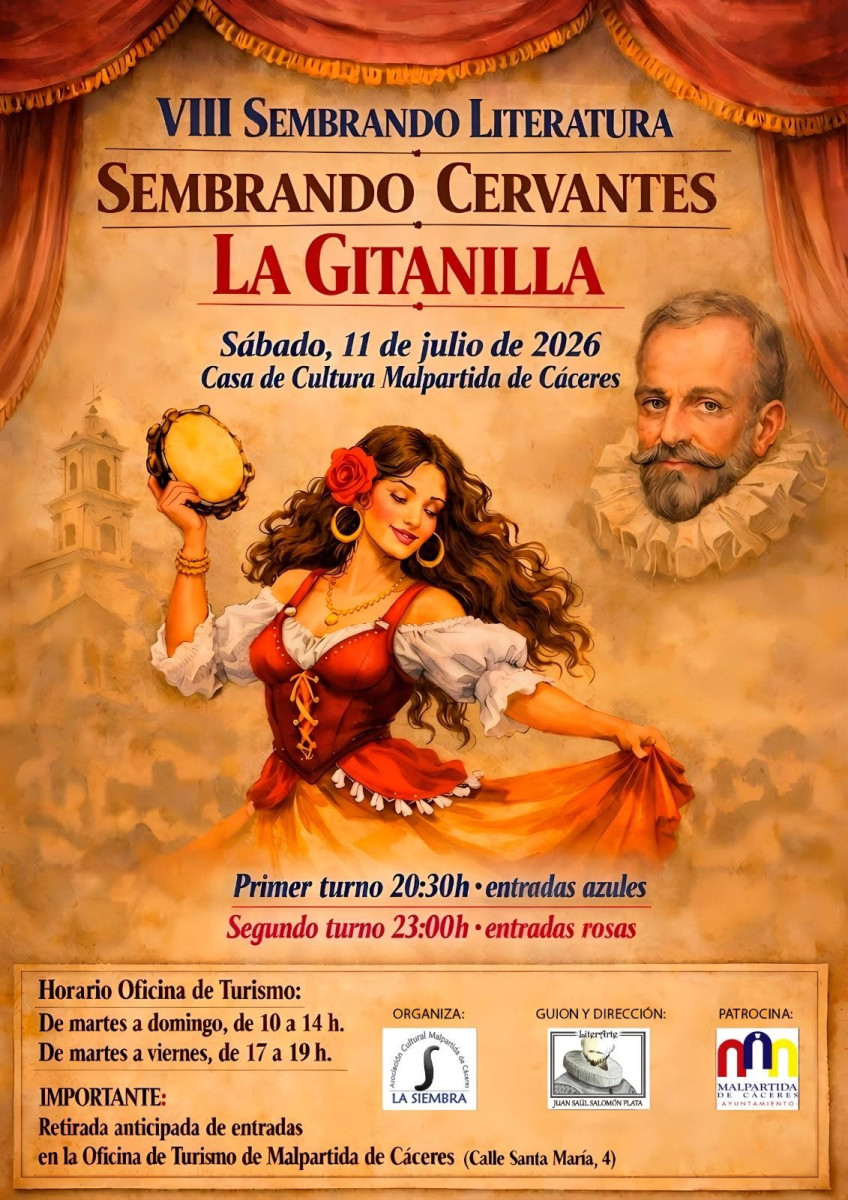 Cartel Sembrando Cervantes